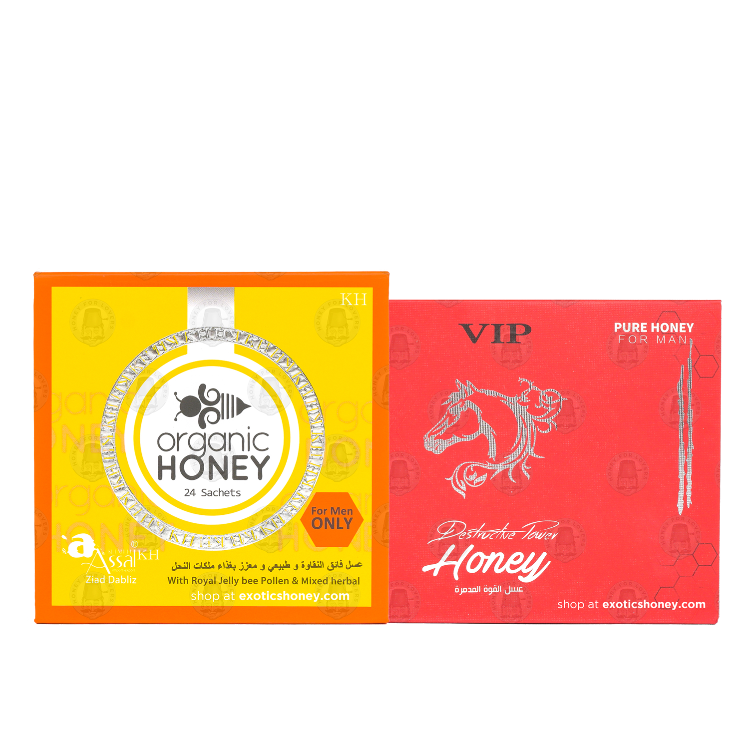 Organic Packs For Men - Extra Strength Combo
